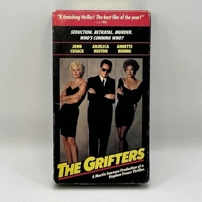The Grifters VHS 1991 Video Tape John Cusack Vintage Martin Scorsese 90s Movie Foto 1 de 4