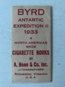 A. Hoen Lithographers Byrd Antarctic Expedition II 1933 Cigarette Books - Picture 1 of 5