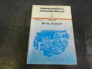Manual de instrucciones del motor Deutz KHD BF 6L 913/C/T 297 3917 D/E - Imagen 1 de 8
