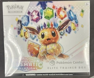 Scatola Allenatore Elite ETB Esclusiva Evoluzioni Prismatiche Pokemon Center Sigillata - Foto 1 di 2