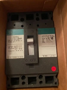 General Electric GETED134020WL CIRCUIT BREAKER, 3P-480V, 20A CB  (BS-753) - Picture 1 of 2