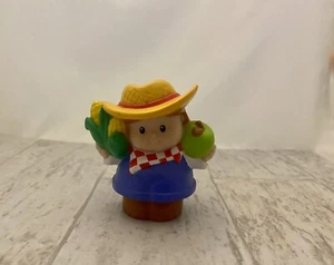 Fisher Price Little People EDDIE APPLE FARMER 2007 RARE w/ CORN - Picture 1 of 16