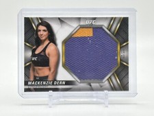 2019 Topps UFC Knockout MACKENZIE DERN Jumbo Fight Mat Relic #86/99