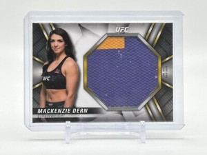 2019 Topps UFC Knockout MACKENZIE DERN Jumbo Fight Mat Relic #86/99