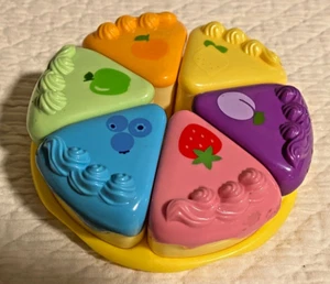 Leapfrog Musical Rainbow Tea Party Pie Cake Pieces with Plate UNTESTED - Picture 1 of 9