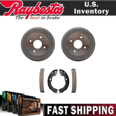 Raybestos 后套件制动鼓和制动鞋适用于 Geo Storm 1993 1992 1991 1990 — 第 1/4 张图片