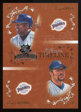 2003 Diamond Kings Team Timeline Hawaii Embossed Tony Gwynn Ryan Klesko #13/50