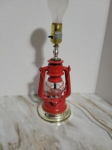 Lampe lanterne rouge électrique vintage roue ailée rouge Japon  