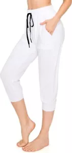 ALWAYS Women's Capri Jogger Sweatpants - Premium Soft Stretch Lightweight Small - Picture 1 of 3