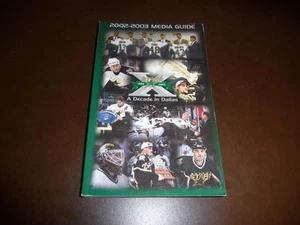 2002 2003 DALLAS STARS HOCKEY MEDIA GUIDE YEARBOOK NEAR MINT - Picture 1 of 1