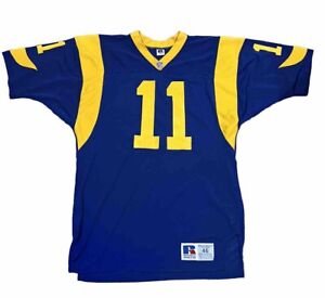Vintage Russell Athletic LA Rams Jim Everett NFL Jersey Size XL 46 USA 22x32