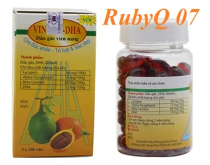 300 Capsules Huile Gac DHA - Huile Momordica Cochinchinensis - Vietnam VINAGA ! N - Photo 1/2