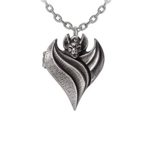 Alchemy Gothic Darken Heart Locket Necklace • Local Stock • Gothic - Picture 1 of 4