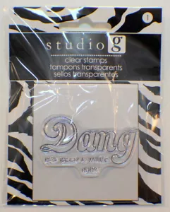 Studio G Dang It's Been A While Huh? Cling Clear Rubber Stamp - Bild 1 von 1
