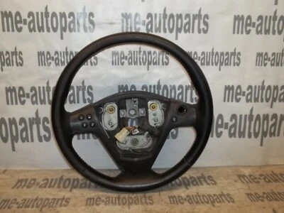 2004-2007 CADILLAC CTS VOLANTE DE FÁBRICA FABRICANTE DE EQUIPAMENTO ORIGINAL COURO ÉBANO 25750358 - Imagem 1 de 4