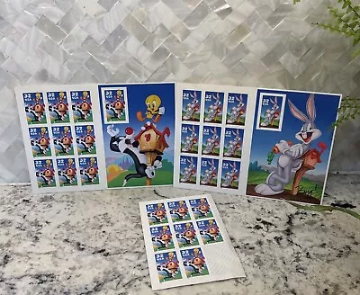 US Postage Stamp Collection Bugs Bunny & Sylvester 32 Cent Issued 97/98 - Image 1 of 4