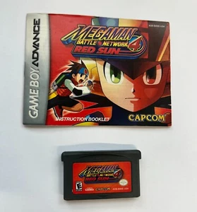 Mega Man Battle Network 4 Red Sun - Game Boy Advance - Carro y Manual - Americano - Imagen 1 de 2