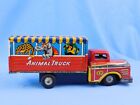 Rare Vintage Collectible Friction Powered Circus Animal Truck Tin Toy Japan
