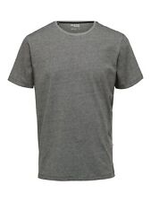 Selected Homme T-Shirt Slhaspen Mini Rayures - Ajustement Régulier S-XXL