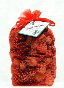 Bolsa de organza roja aroma hogar clavo de canela naranja especias de invierno - Imagen 1 de 1