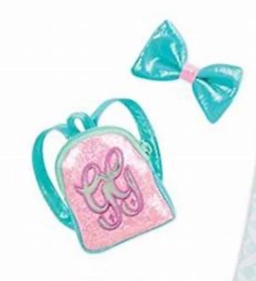 Mochila con pasador y cremallera 14,5” Wellie Wisher brillo niña rojo rubí amiga de moda Foto 1 de 3