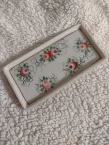 Ring Tray Japanese Porcelain 4 1/2 Inches 2 1/4 Inches - Picture 1 of 5
