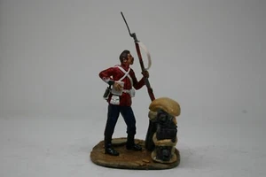 54MM ZULU WARS Britischer Soldat Ladegewehr RORKE,S DRIFT # ZW1018 bemalt - Bild 1 von 4