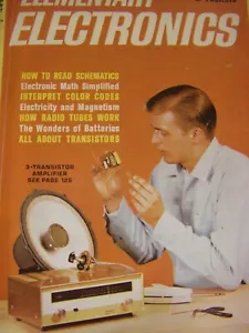 ELEMENTARY ELECTRONICS-BASIC FUNDAMENTALS-1962 EDITION-VINTAGE MAGAZINE- - Zdjęcie 1 z 5
