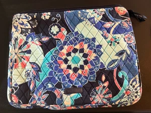 Vera Bradley Multicolor Laptop Case Sleeve Quilted Padded EUC - Picture 1 of 5
