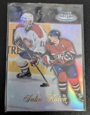 1998-99 SAKU KOIVU TOPPS GOLD LABEL BLACK #17 MONTREAL CANADIENS - Image 1 of 2