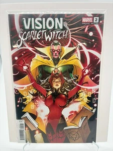 Cómic de Marvel variante #2 Vision & Scarlet Witch casi nuevo - Imagen 1 de 1