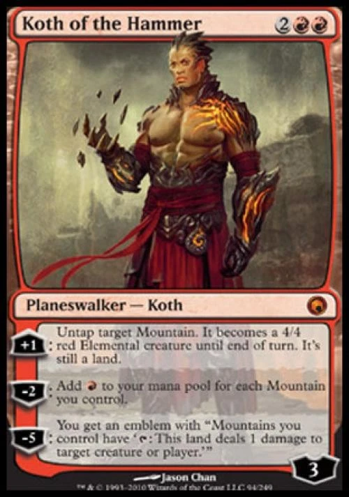 MTG English Koth of the Hammer NM Normal Scars of Mirrodin - Image 1 of 1