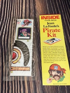 Vintage Cap’n Crunch Jean LaFoote’s Pirate Kit New Sealed With Box Panel - Picture 1 of 4