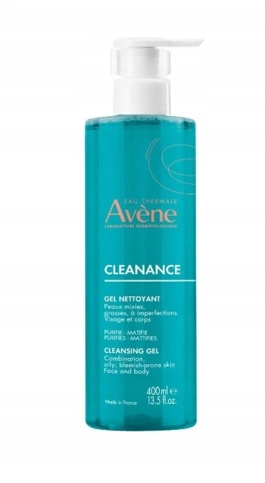 Avène Cleanance Gel Detergente – Pelle Grassa e a Tendenza Acneica 400 ml - Immagine 1 di 4
