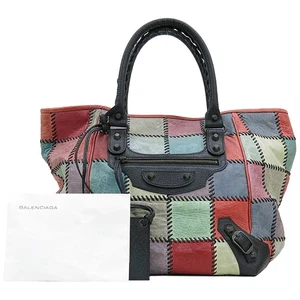 Balenciaga 228750 Multicolor Patch Sunday Small Tote - Picture 1 of 6