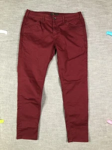 5.11 Tactical Pants Womens 14 Burgundy Maroon Chino Slim Fit Utility Stretch - Picture 1 of 10