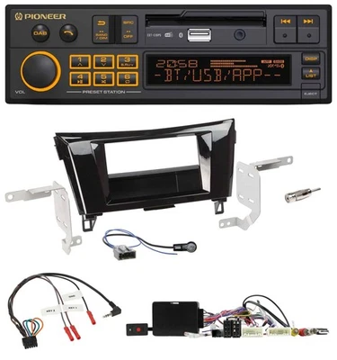Pioneer DAB Lenkrad USB Bluetooth Autoradio für Nissan Qashqai 14-18 X-Trail Kam - Bild 1 von 4