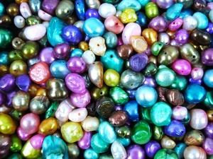 Freshwater Pearls Multi Mix 250g DIY Jewellery Bracelets Necklaces Earrings - Picture 1 of 2