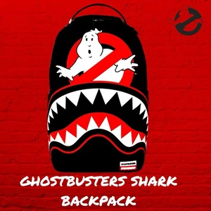 SPRAYGROUND GHOSTBUSTERS SHARKBACKPACK COLLAB LIMITED EDITION BACK TO SCHOOL NEW - Picture 1 of 8