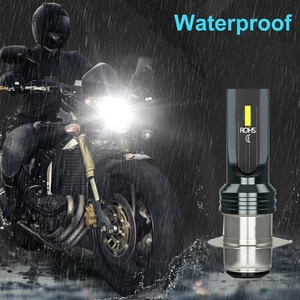 2PCS White LED Headlight Bulb Kit H6 H6M 6000K For Yamaha Banshee 350 1987-2006 - Picture 1 of 10