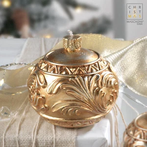 Mascagni Candela natalizia dal design elegante Feeling  Oro - Foto 1 di 2
