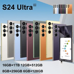Unlocked S24 Ultra 5G 7.3" Smartphone Android 14 Dual SIM LTE Cell Phone 16+1TB - Picture 1 of 28