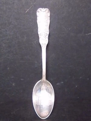  CUCHARA DE RECUERDO VINTAGE STERLING GORHAM NEWARK 5"  Foto 1 de 4