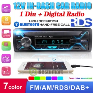 1Din Radio Estereo De Pantalla Para Coche Carro Reproductor MP3 USB/SD/AUX/FM - Picture 1 of 16
