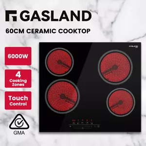 GASLAND 60cm Ceramic Cooktop 4 Burners Electric Hot Plate Kitchen Cooking Stove - Picture 1 of 12