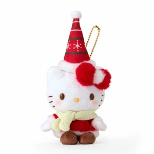 sanrio shop original christmas plush hello Kitty mascot holder keychain 2024 - Picture 1 of 2