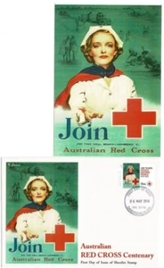 Stamp 2014 Australia Red Cross 70c on limited edition "K" Covers FDC & insert - Picture 1 of 1