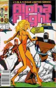 Alpha Flight Special #1 (Jul 1991) Marvel ~ Newsstand Edition - Picture 1 of 2