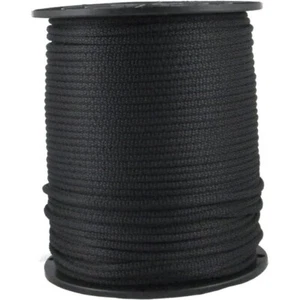 3/8" 1000 ft Dacron Polyester Rope Black by CobraRope - Foto 1 di 1