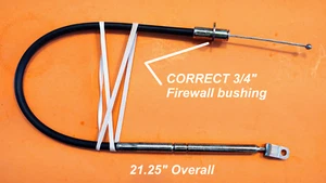 For Mopar THROTTLE CABLE A-Body 273 340 383 360 318 Plymouth Dodge Duster Swinge - Picture 1 of 3